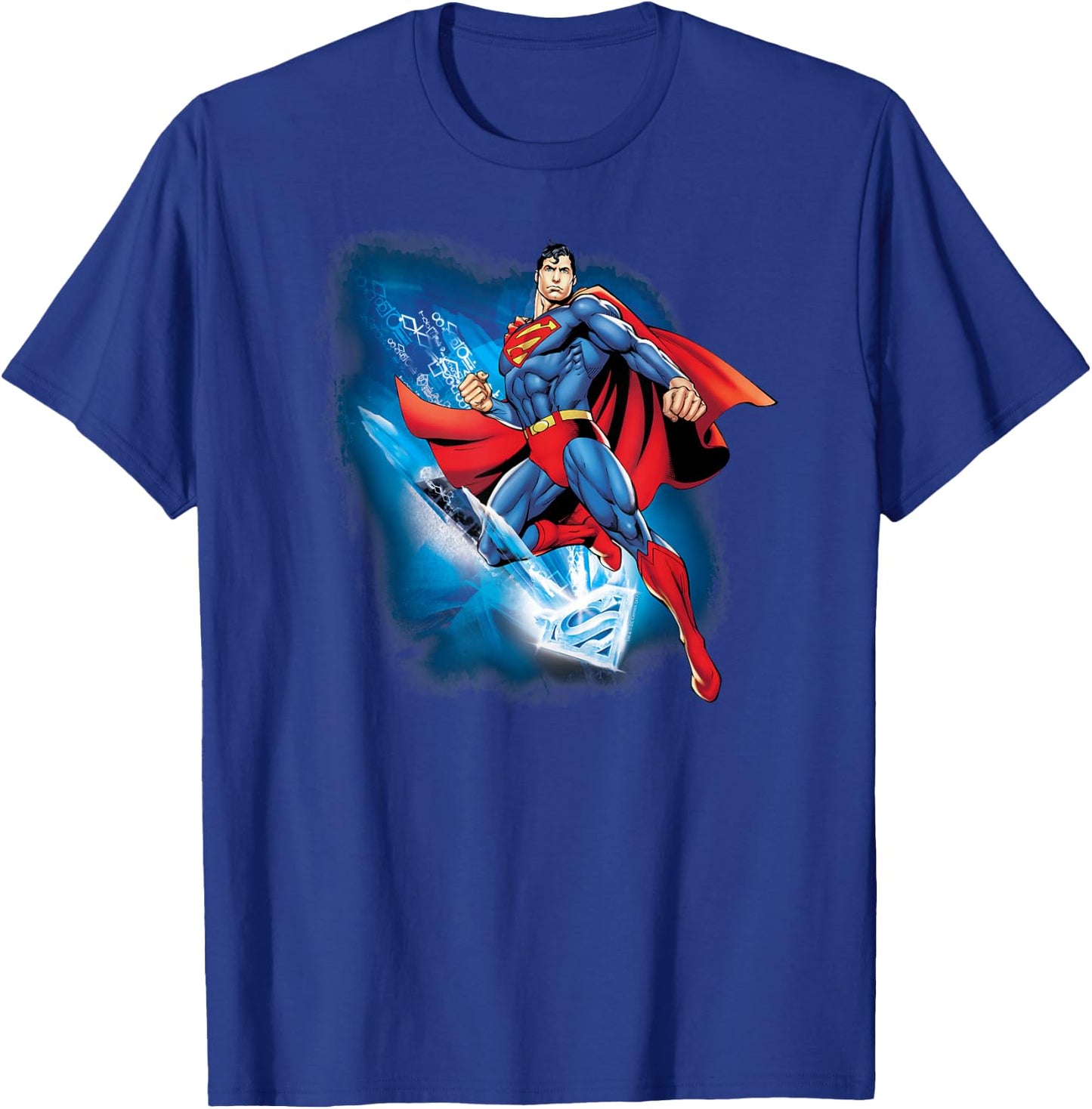 Superman Crystallize T-Shirt - T-Shirt | Royal
