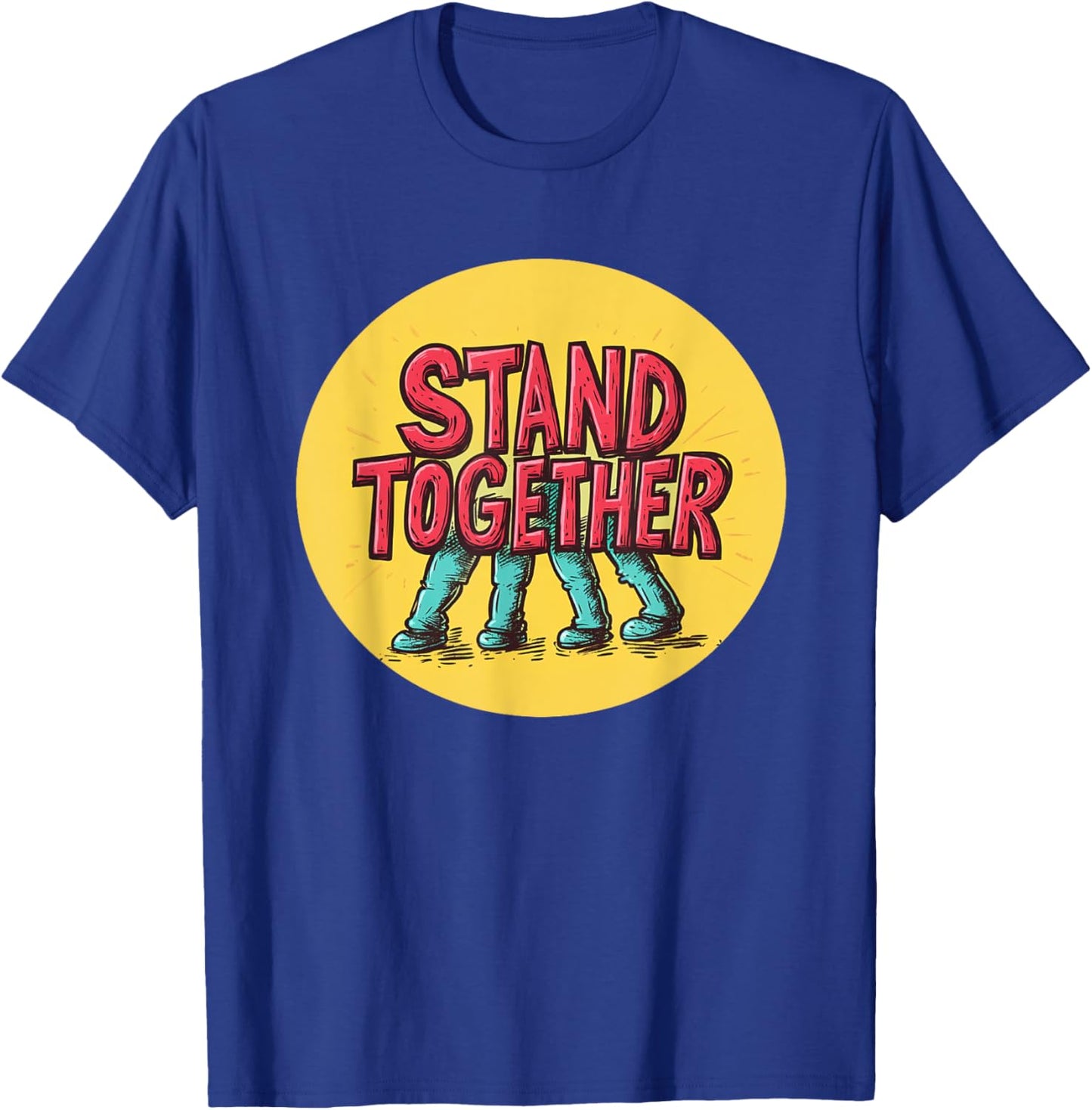 Pretty Stand Together Outfit for Boys and Girls T-Shirt - T-Shirt | Royal
