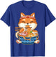 Kawaii Cute Anime Shiba Inu Dog Otaku Japanese Ramen T-Shirt - T-Shirt | Royal