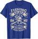 Fishing Solves Most Of My Problems T shirt Hunting Hunter T-Shirt - T-Shirt | Royal