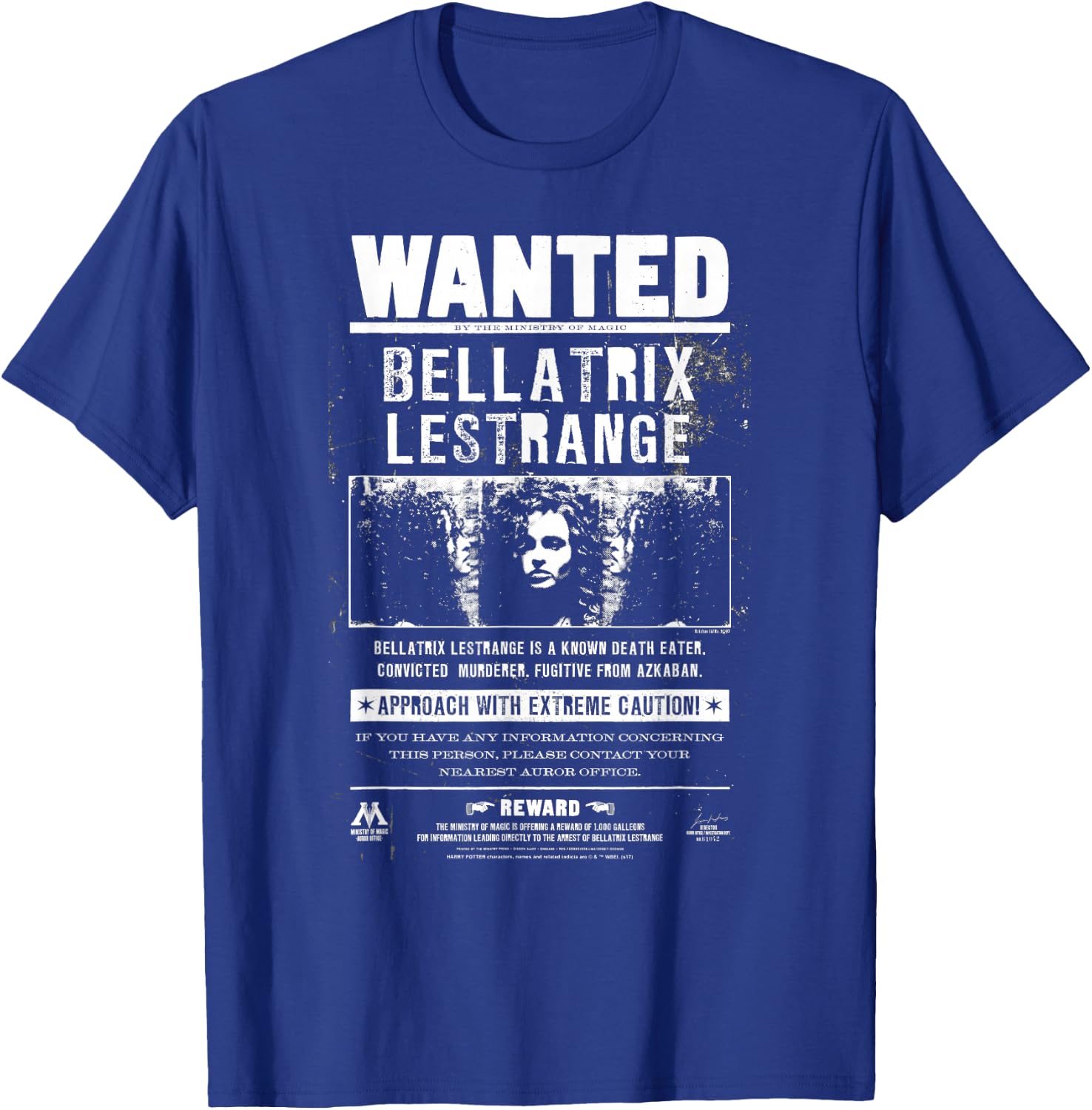 Harry Potter Wanted Bellatrix T-Shirt - T-Shirt | Royal