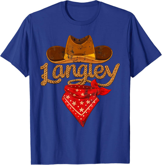 Retro Classic Langley Vintage Gift Women T-Shirt - T-Shirt | Royal
