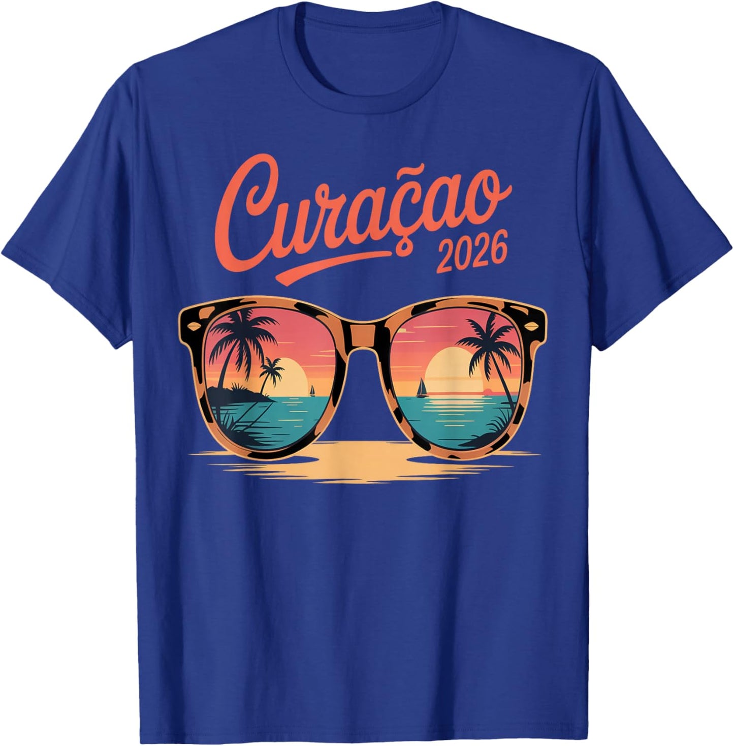 Family Cruise Curaçao Vacation Friends Matching Crew 2026 T-Shirt - T-Shirt | Royal