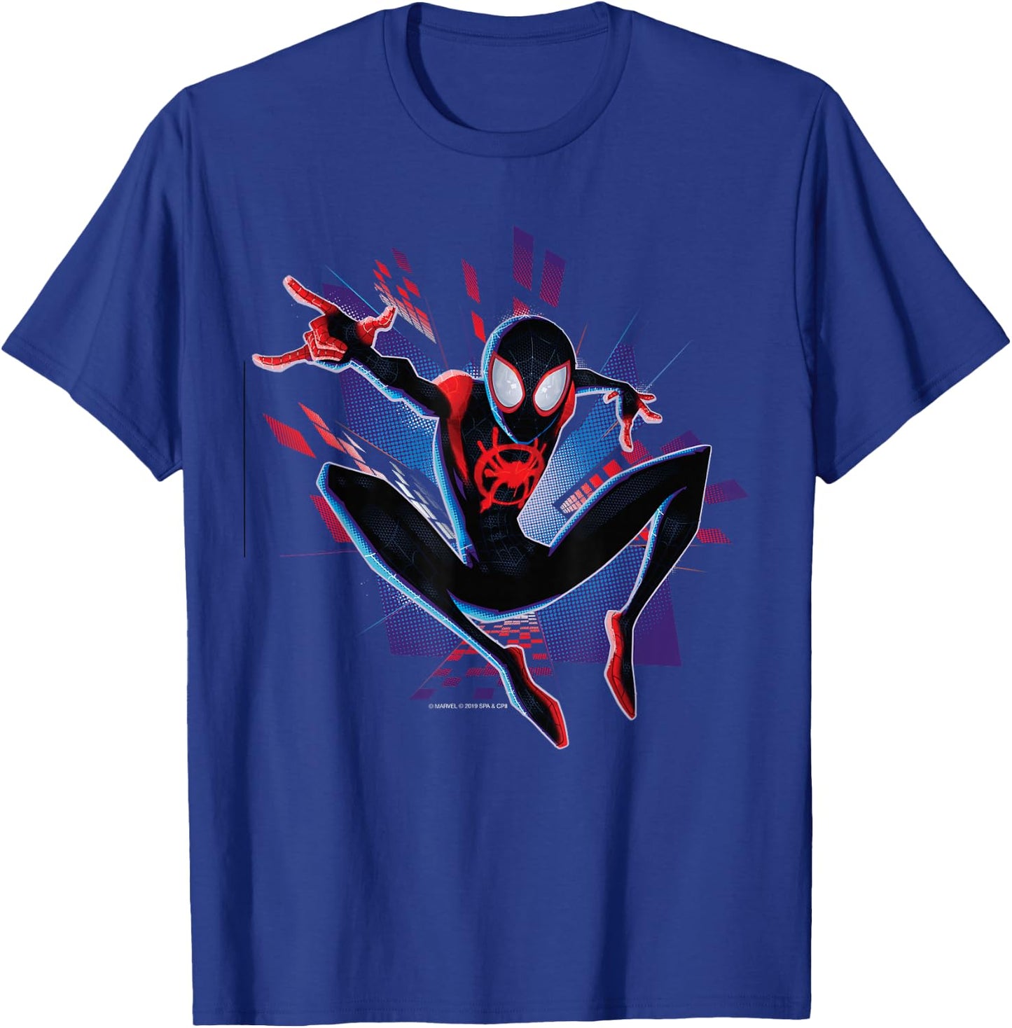 Marvel Spider-Man Into The Spider-Verse Miles City T-Shirt - T-Shirt | Royal