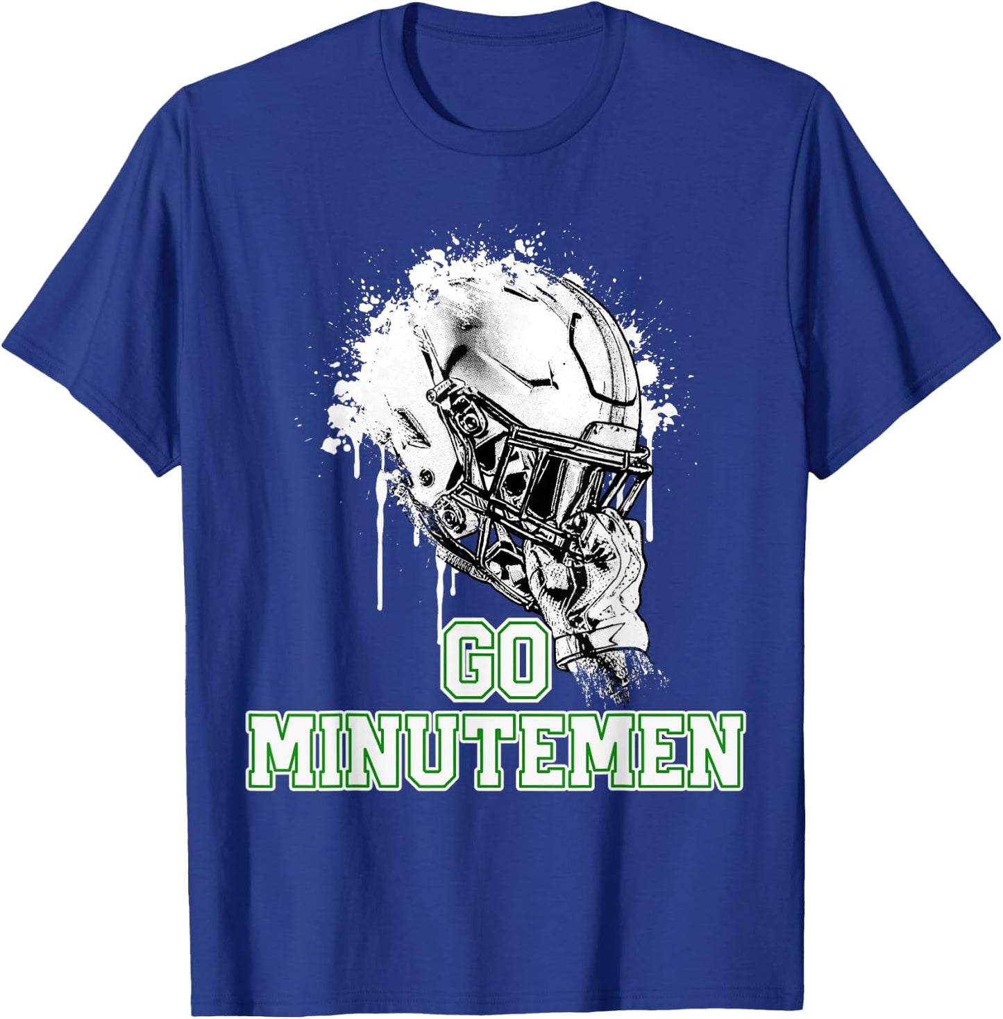 Concord Minutemen Rising Helmet GO! T-Shirt - T-Shirt | Royal