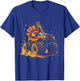 Funny Thanksgiving Turkey Riding Monster Truck Men Women Boy T-Shirt - T-Shirt | Royal