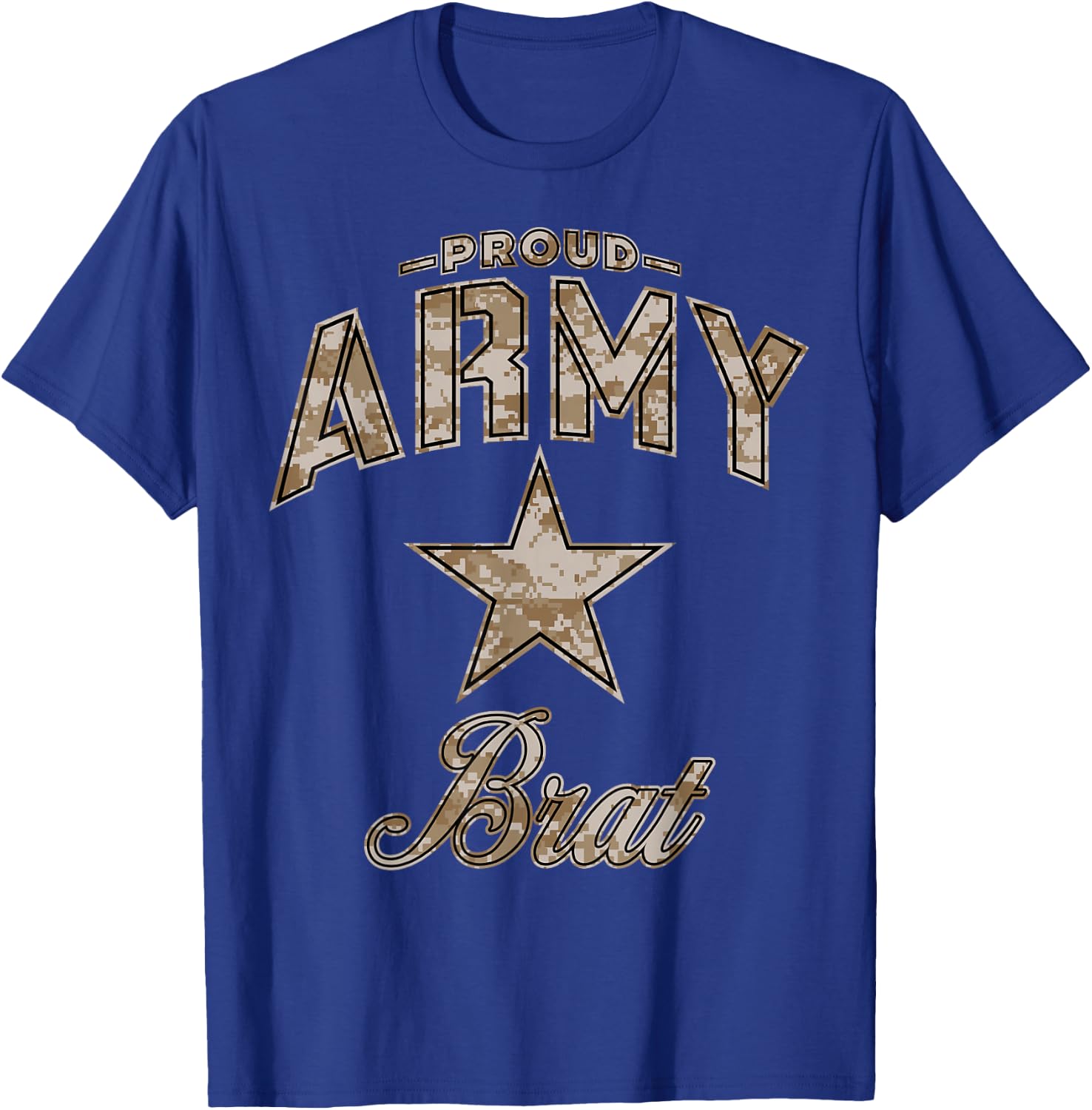 Army Brat Shirts (Camo) T-Shirt - T-Shirt | Royal