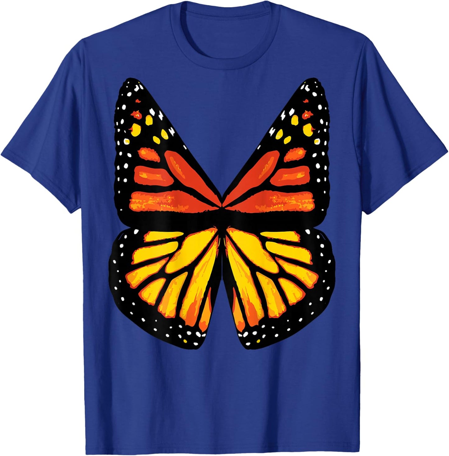(Back Print) Monarch Butterfly Wings Shirt Women's Costume T-Shirt - T-Shirt | Royal