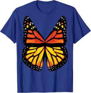 (Back Print) Monarch Butterfly Wings Shirt Women's Costume T-Shirt - T-Shirt | Royal