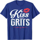 Kiss My Grits T-Shirt - T-Shirt | Royal