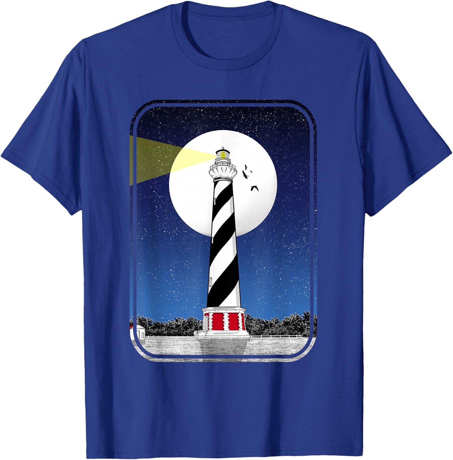 Cape Hatteras Light Lighthouse T-Shirt - T-Shirt | Royal
