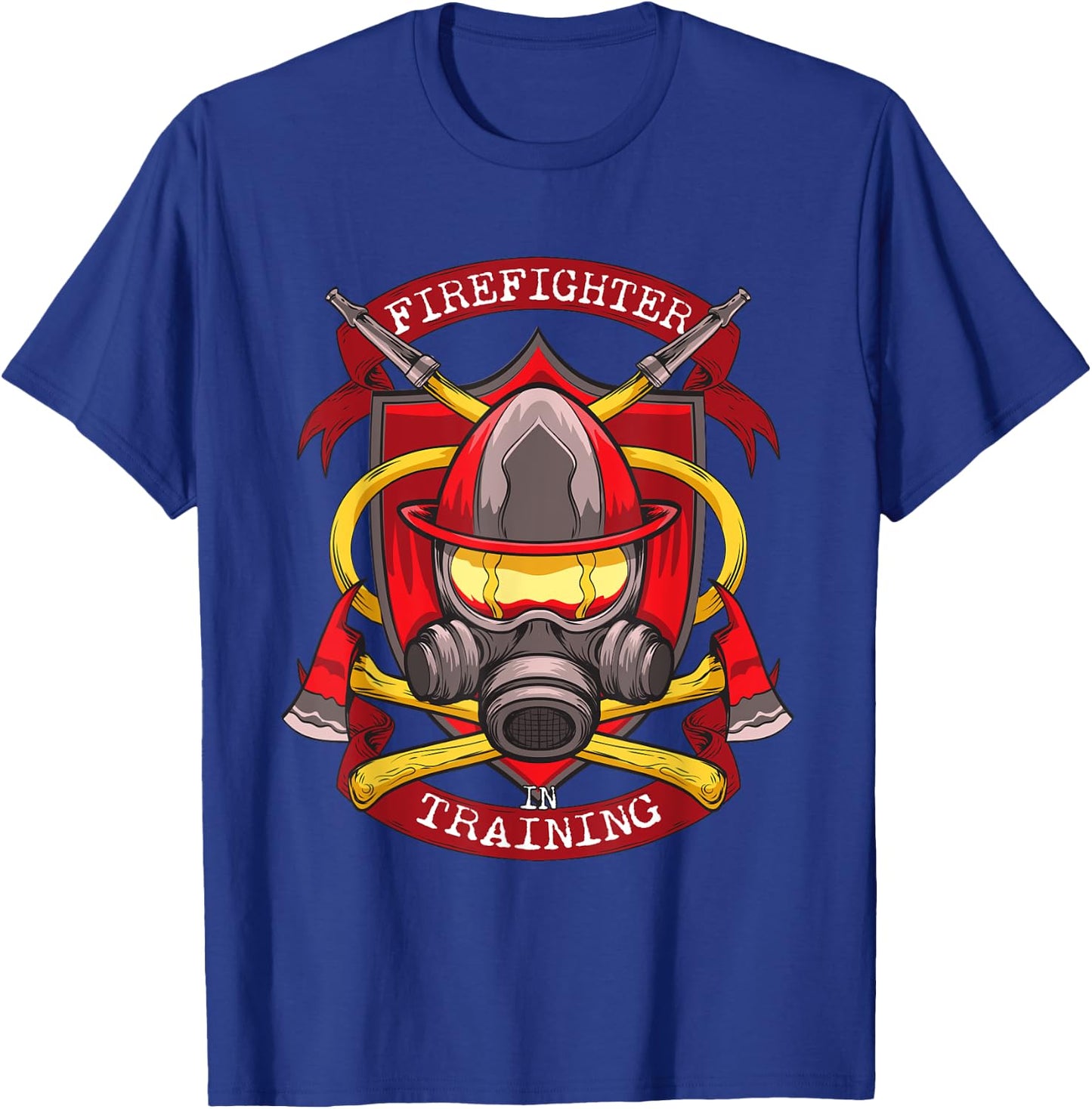 Fire Academy Gifts Men Women Kids Training to be Firefighter T-Shirt - T-Shirt | Royal