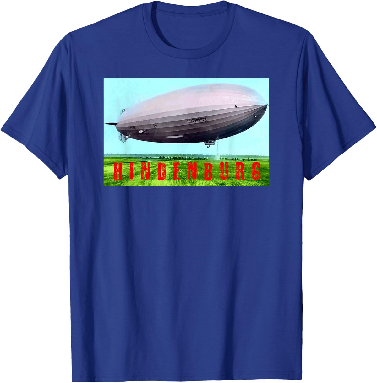 Hindenburg Vintage Airship Zeppelin Shirt T-Shirt - T-Shirt | Royal