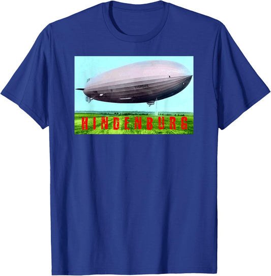 Hindenburg Vintage Airship Zeppelin Shirt T-Shirt - T-Shirt | Royal