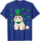 Irish Shamrock Leprechaun Hat Ragdoll Cat St Patrick's Day Men Women Kids T-Shirt - T-Shirt | Royal