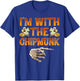I'm With The Chipmunk Shirt Costume Funny Halloween Couple T-Shirt - T-Shirt | Royal