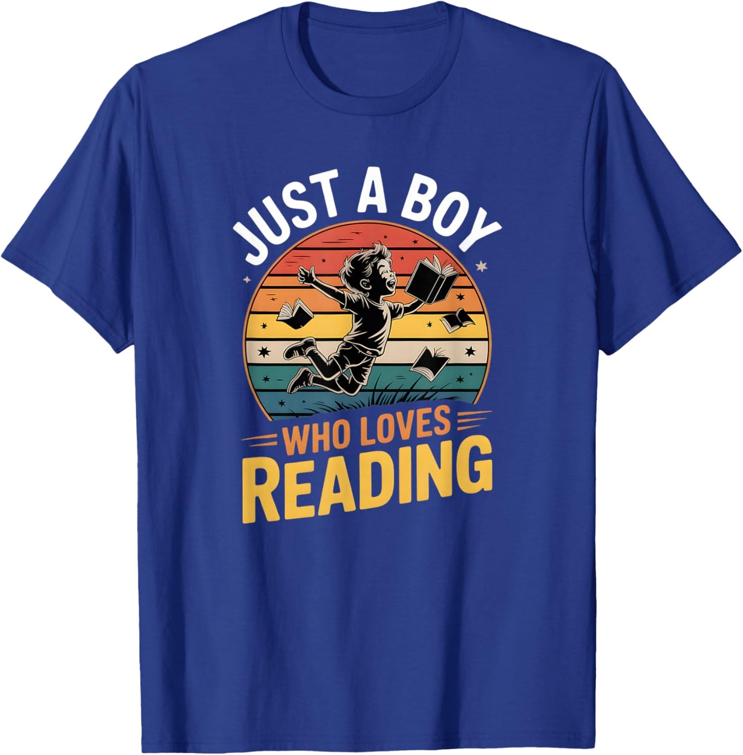 Boys Reading T-Shirt - T-Shirt | Royal