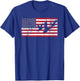 Duck Hunting Shirt American Flag USA 4th of July Gift T-Shirt - T-Shirt | Royal