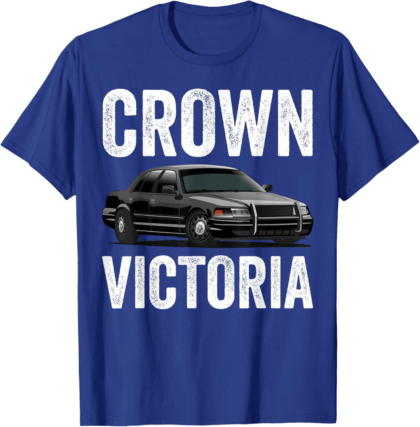 Crown Victoria P71 Cop Car T-Shirt - T-Shirt | Royal
