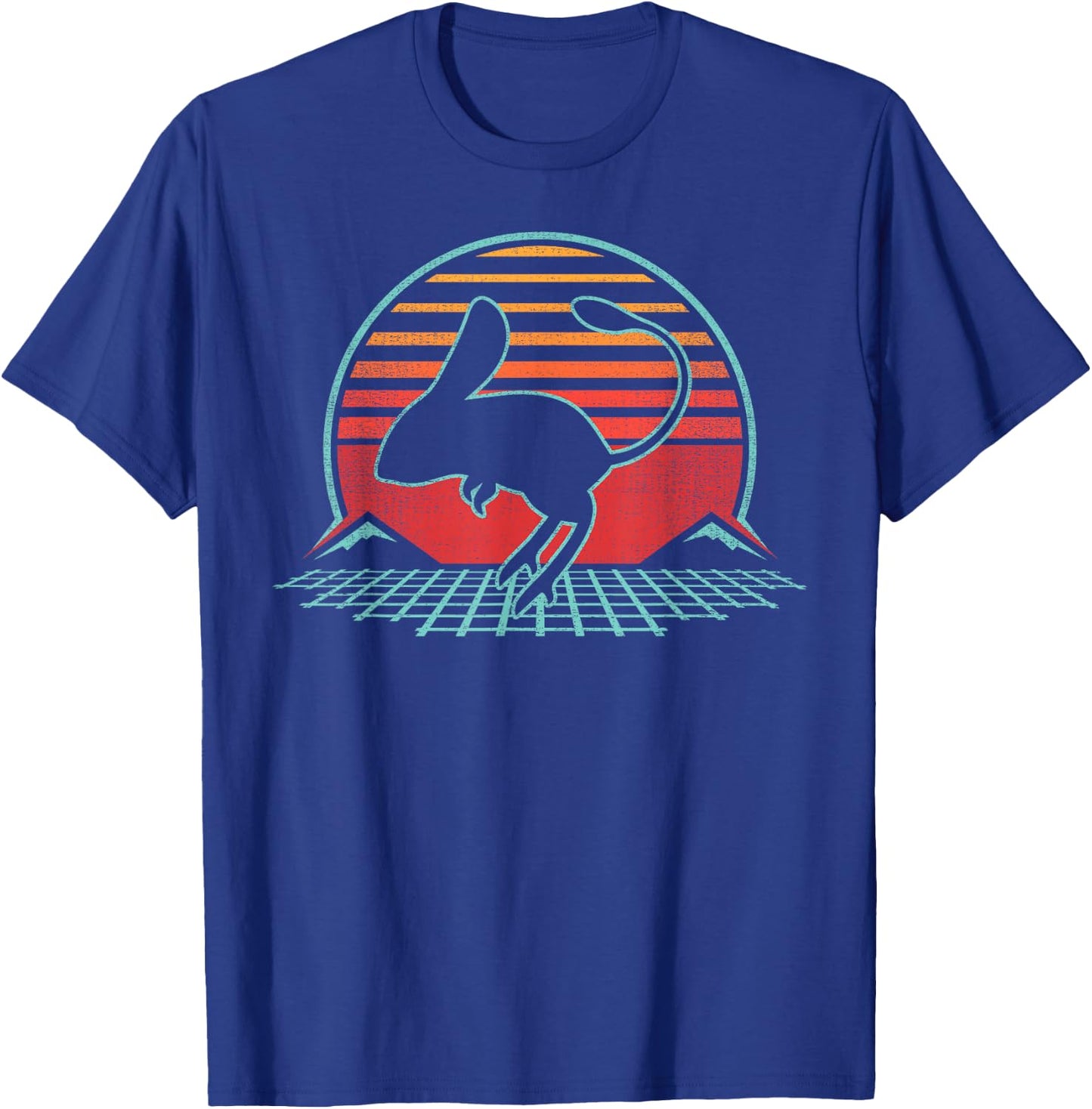 Jerboa Lover Animal Retro Vintage 80s Style T-Shirt - T-Shirt | Royal