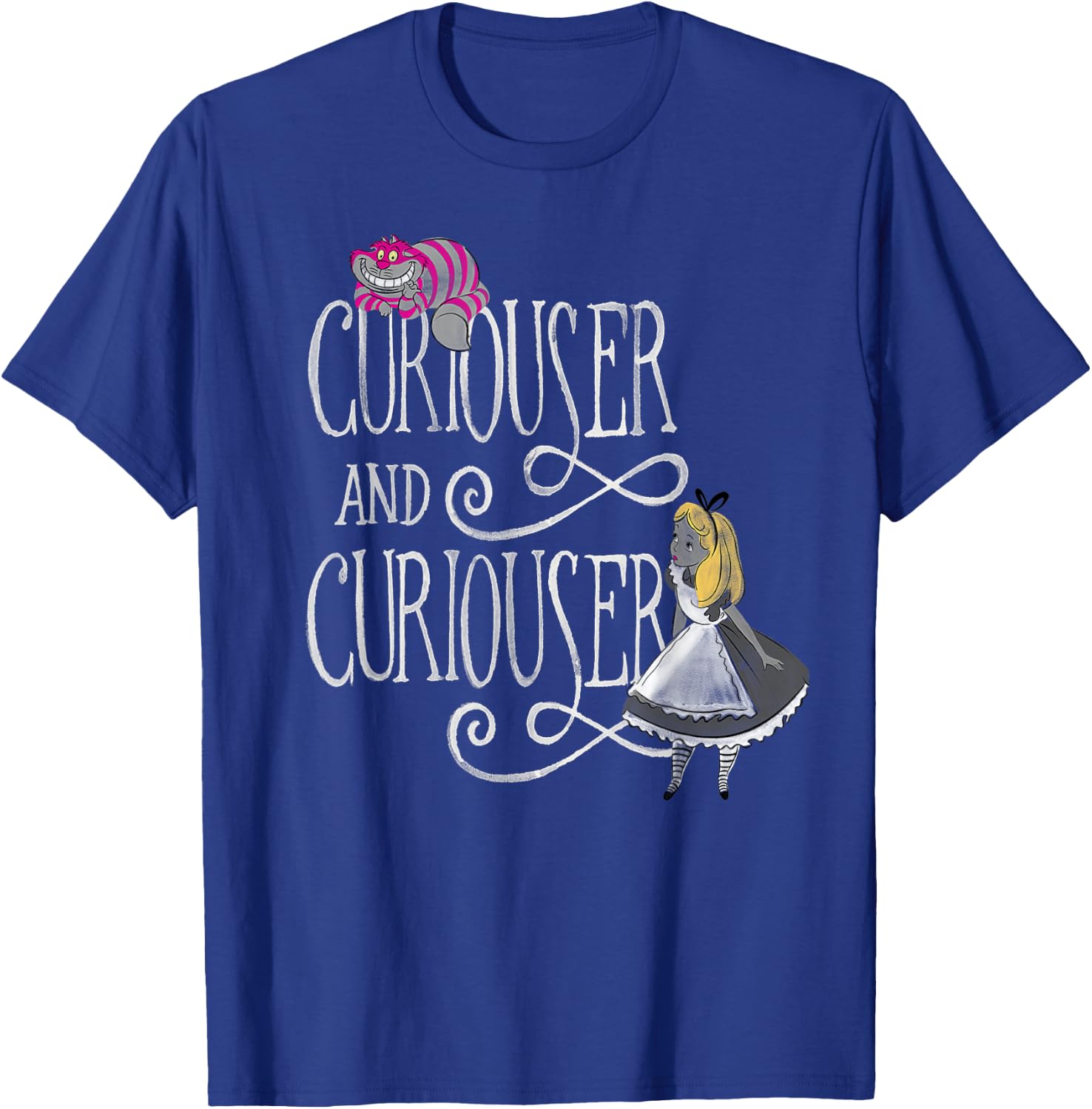 Alice in Wonderland - in Wonderland Curiouser T-Shirt - T-Shirt | Royal