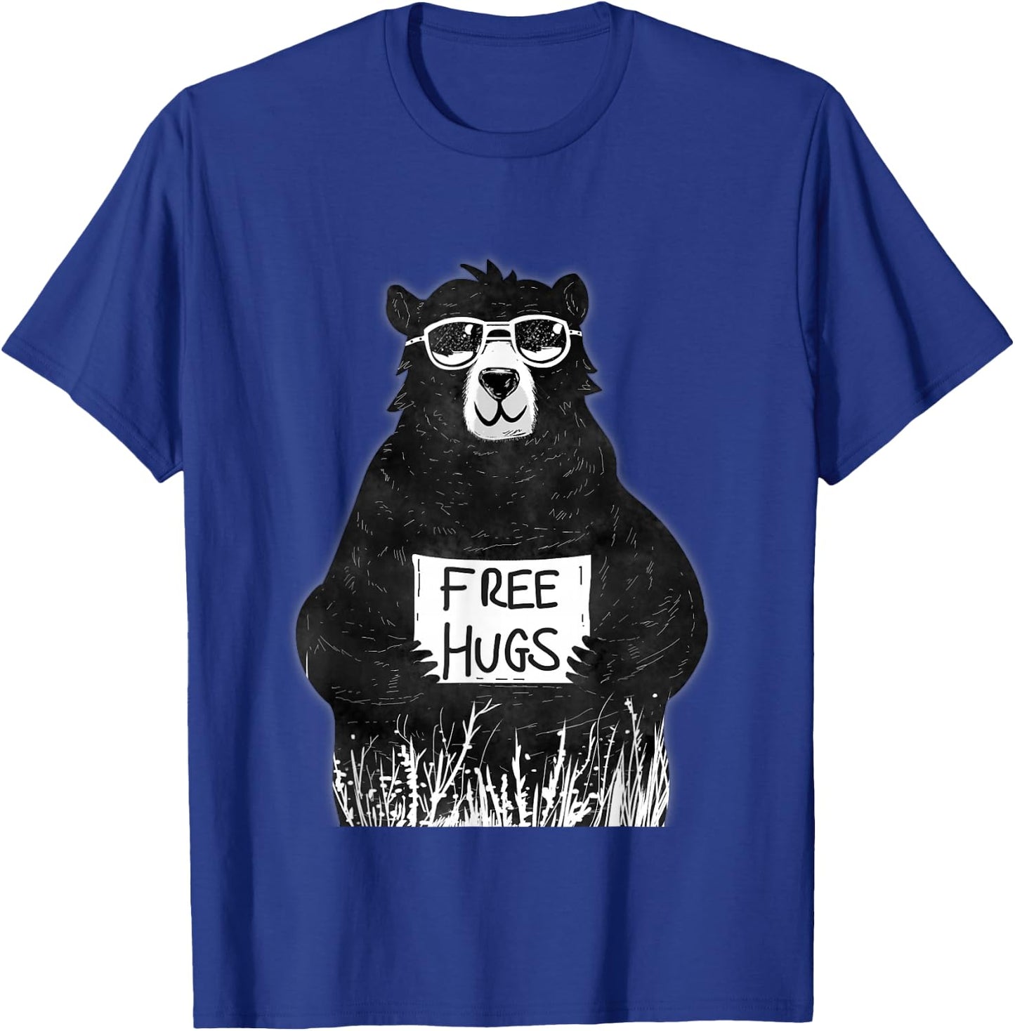 Free Hugs from Grizzly Bear T-Shirt - T-Shirt | Royal
