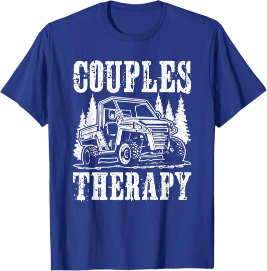 Couples Therapy Offroading UTV SxS Side By Side T-Shirt - T-Shirt | Royal