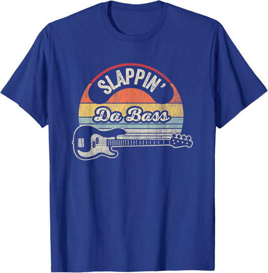 Slappin' Da Bass Vintage Vibes T-Shirt - T-Shirt | Royal