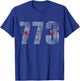 Chicago Flag 773 Men Women Kids T-Shirt - T-Shirt | Royal