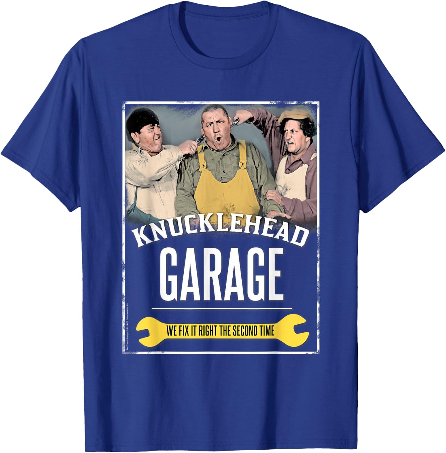 TTS- Knucklehead Garage T-Shirt - T-Shirt | Royal