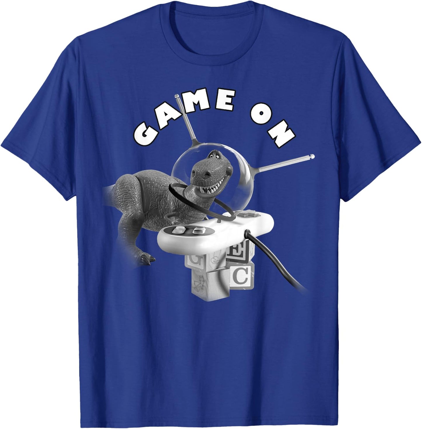 Disney Pixar Toy Story Rex Game On T-Shirt - T-Shirt | Royal