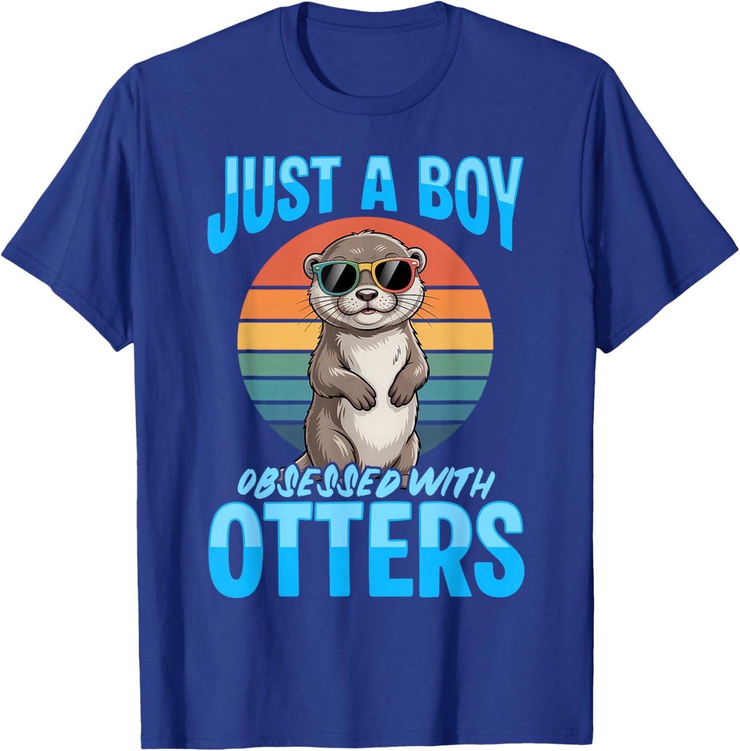 Funny Otter T-Shirt - T-Shirt | Royal