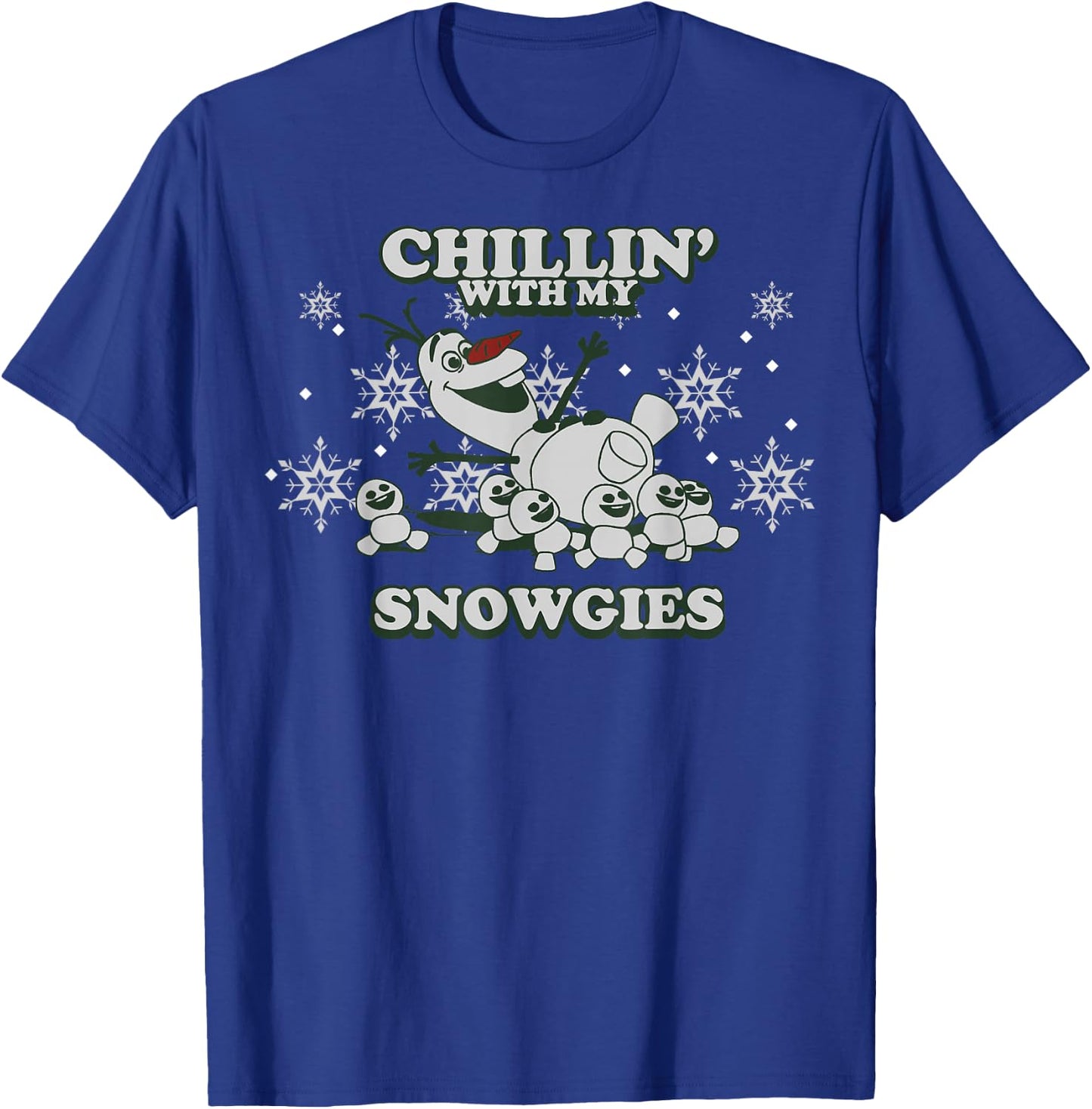 Disney Frozen Olaf Chillin' with My Snowgies Snowflake T-Shirt - T-Shirt | Royal