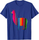Llama Alpaca Inca Textile Aguayo T Shirt T-Shirt - T-Shirt | Royal