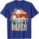 Vintage Death before Decaf Coffee Skeleton java or die T-Shirt - T-Shirt | Royal