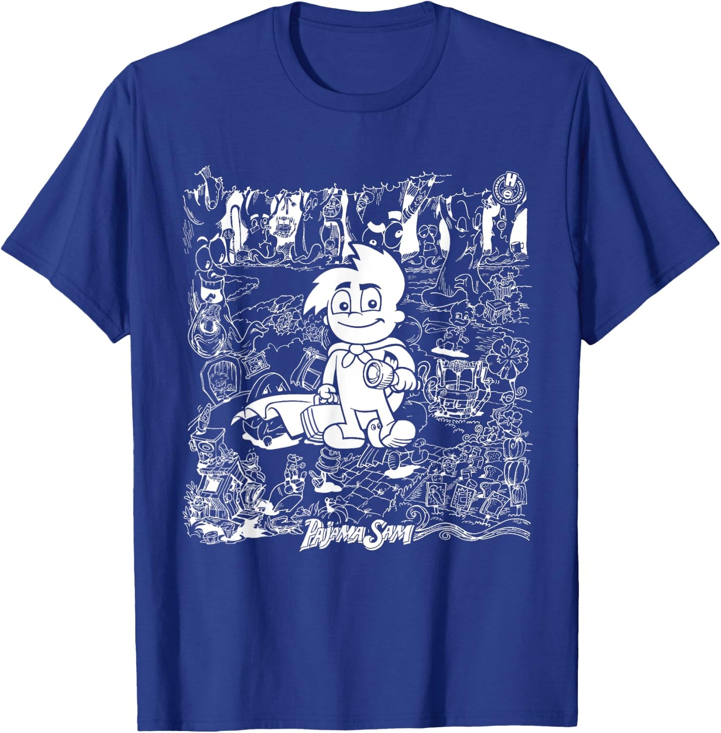 Humongous Entertainment: Pajama Sam Backgrounds T-Shirt - T-Shirt | Royal