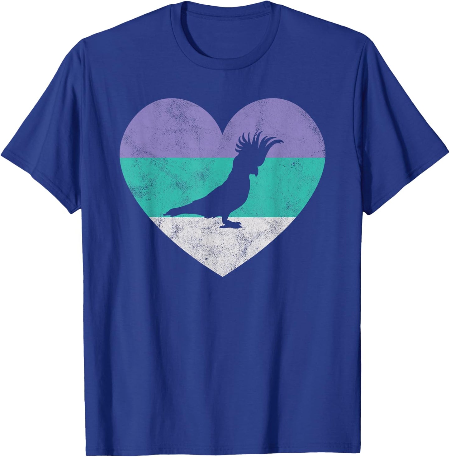 Cockatoo Gift Shirt & Girls Retro | White Cockatoo T-Shirt - T-Shirt | Royal