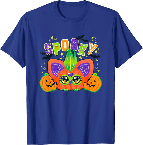 Furby Halloween Spooky Furby & Pumpkins Cute Portrait