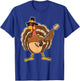 Turkey Playing Guitar Thanksgiving T-Shirt - T-Shirt | Royal