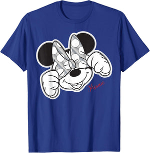 Disney - Minnie Mouse Bow Over Eyes T-Shirt - T-Shirt | Royal