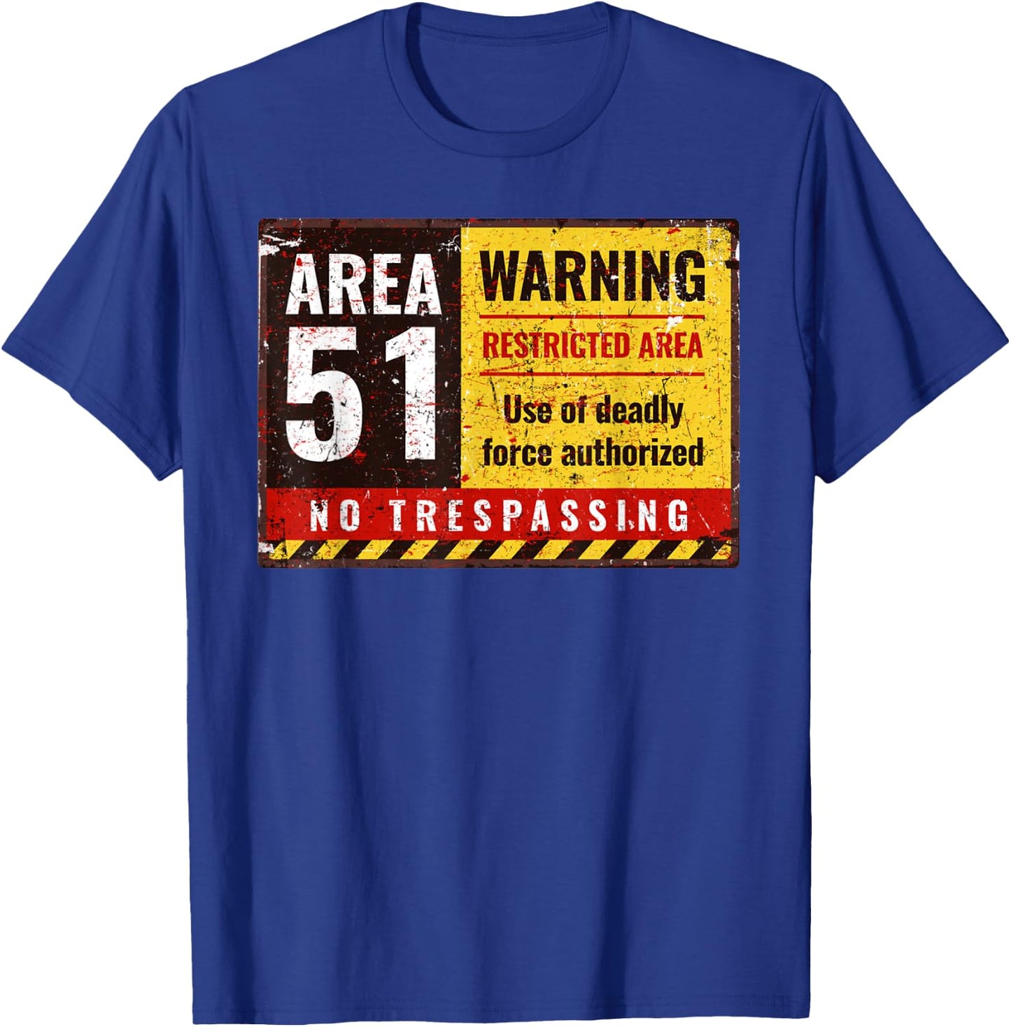Storm Area 51 Vintage Funny Alien T-Shirt - T-Shirt | Royal