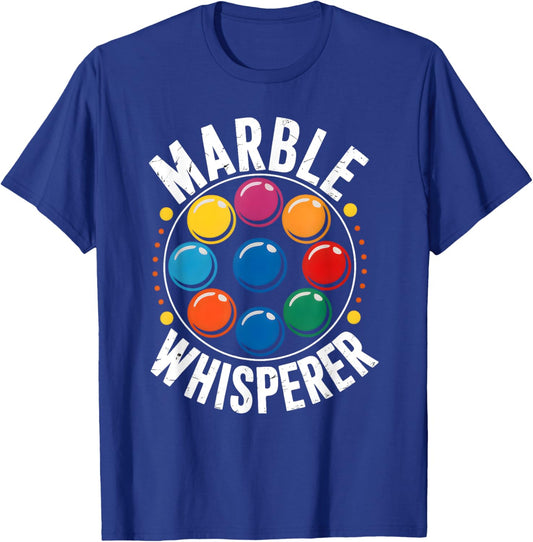 Colorful Marbles Design for Collectors Vintage Games T-Shirt - T-Shirt | Royal