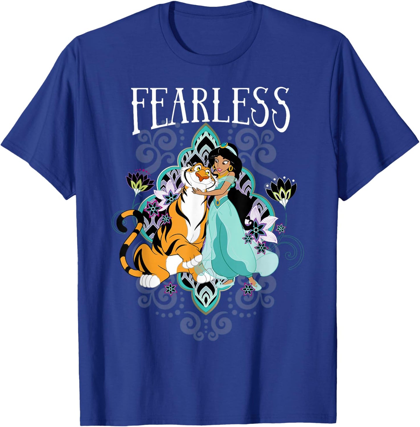 Disney Aladdin Jasmine and Rajah Fearless Small T-Shirt - T-Shirt | Royal