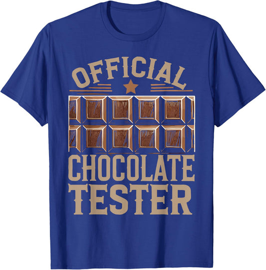 Choco Milk Official Chocolate Tester T-Shirt - T-Shirt | Royal