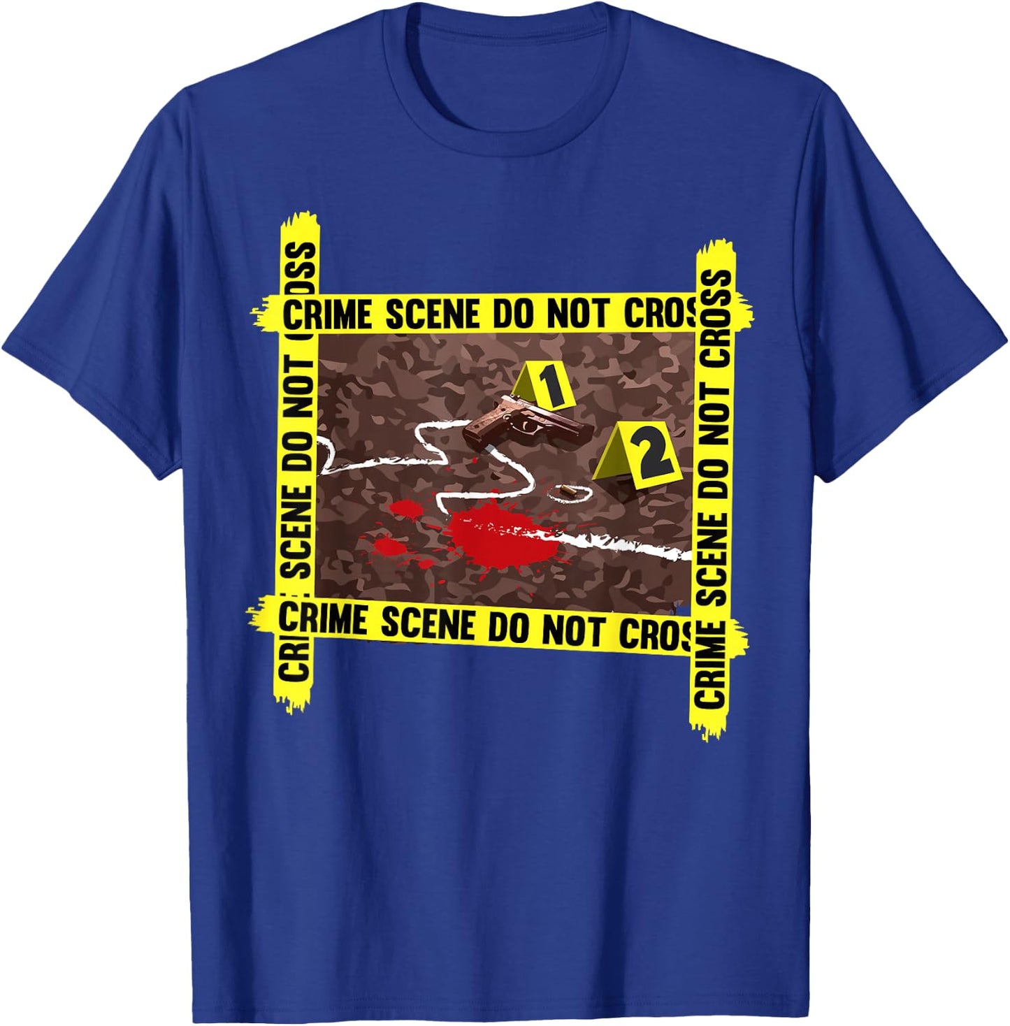 Crime Scene Shirt T-Shirt - T-Shirt | Royal