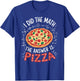 Food Lovers I Did The Math Answer Is Pizza T-Shirt - T-Shirt | Royal