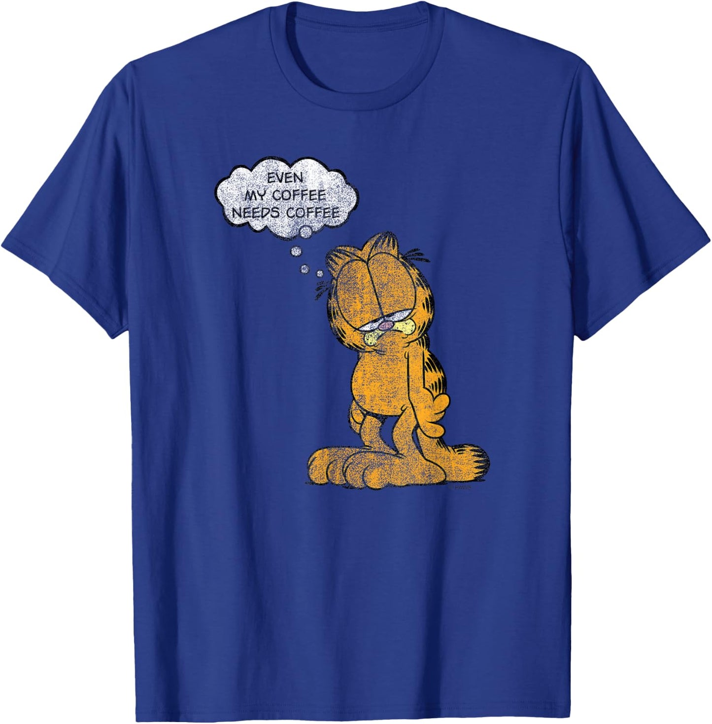 Garfield My Coffee Needs Coffee Cartoon Cat T-Shirt - T-Shirt | Royal
