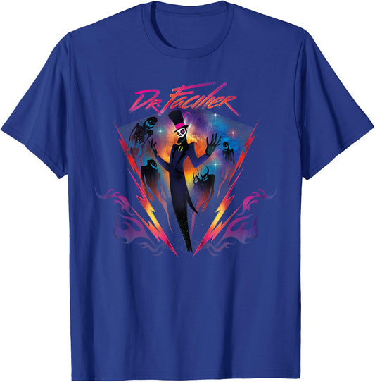Disney Villains Dr. Facilier 90s Rock Band Neon T-Shirt - T-Shirt | Royal