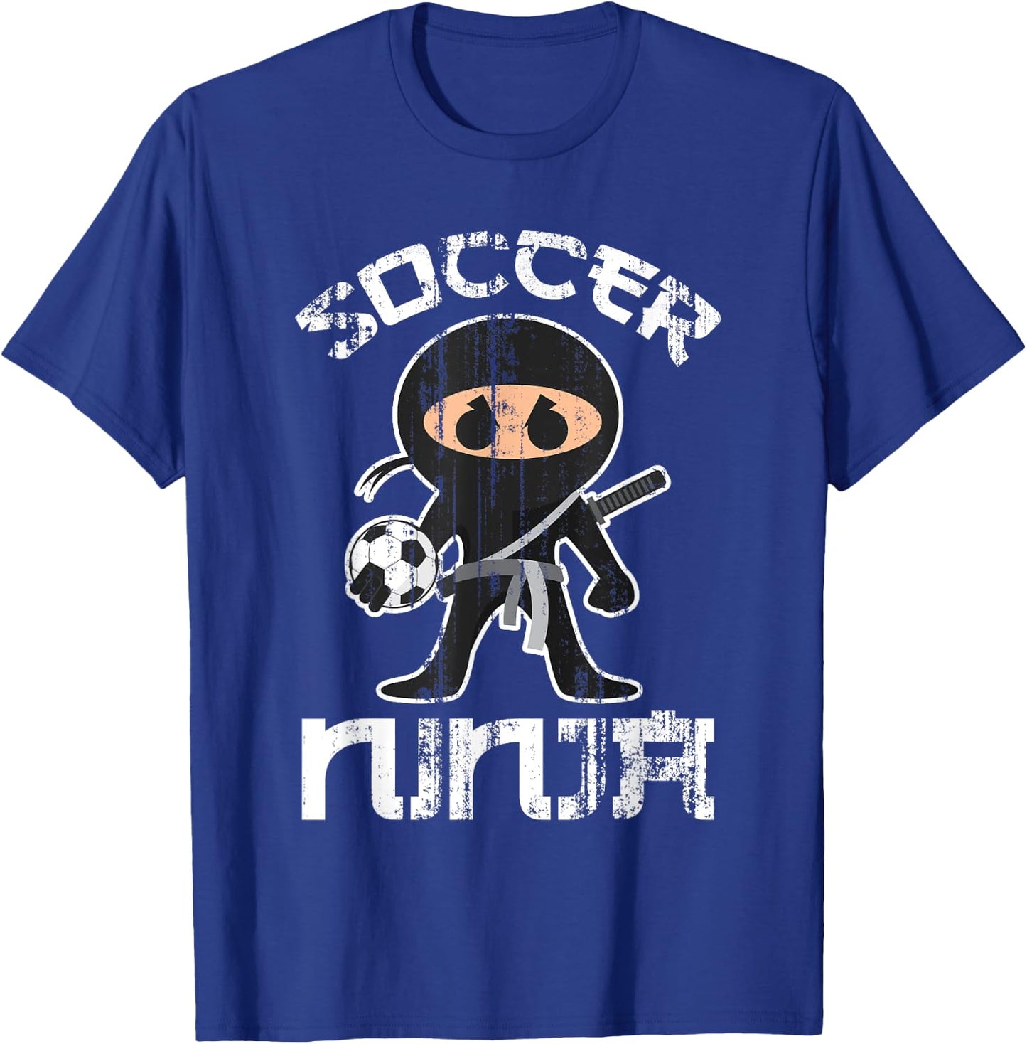 Soccer Ninja Shirt | Cute Class Football Lovers Gift T-Shirt - T-Shirt | Royal