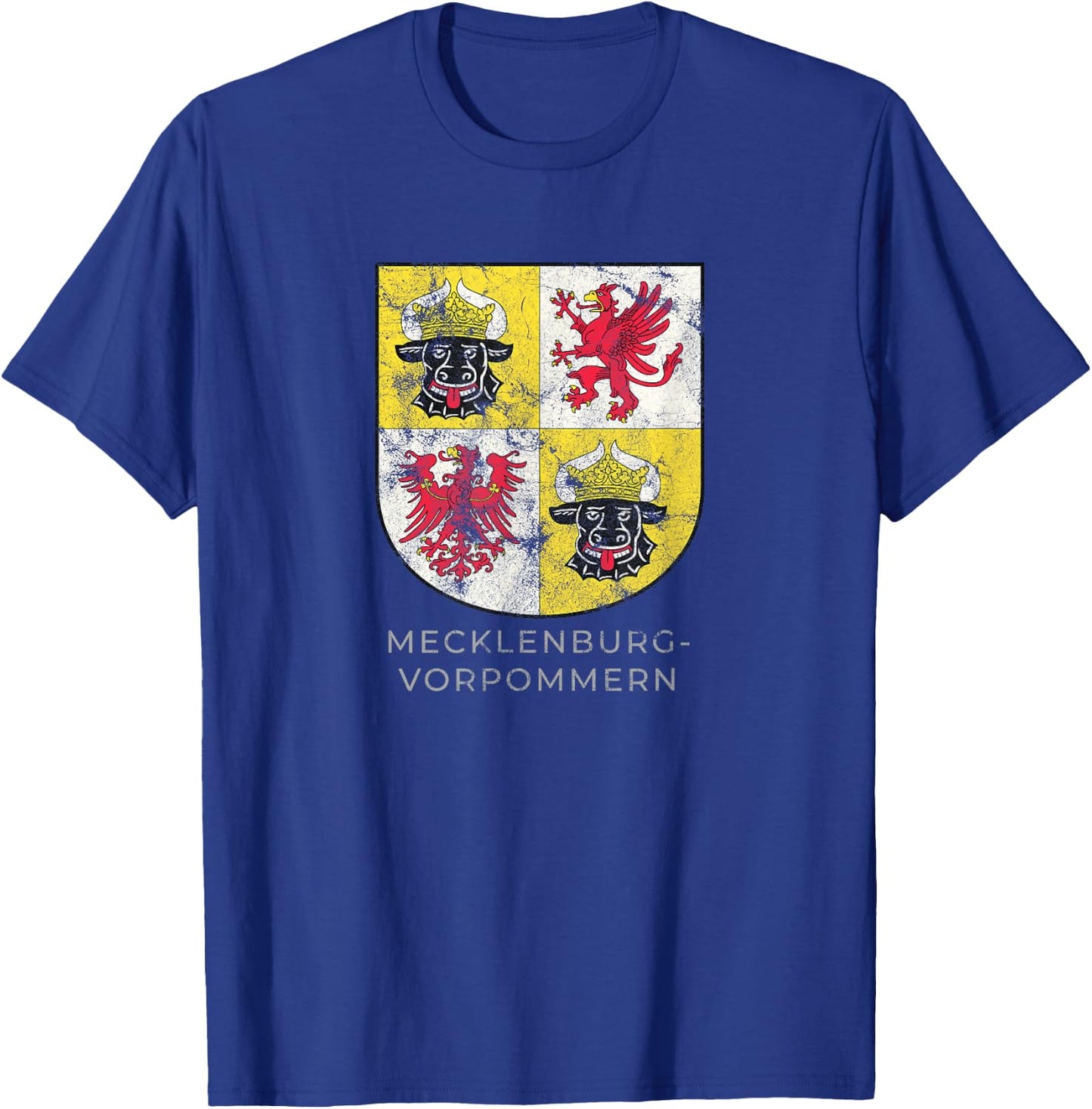 Mecklenburg vorpommern Coat of arm Germany Deutsch Shirt T-Shirt - T-Shirt | Royal